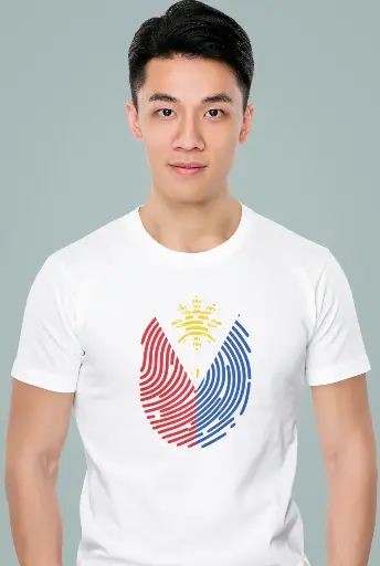 Fingerprint Filipino Art Men's Tshirt