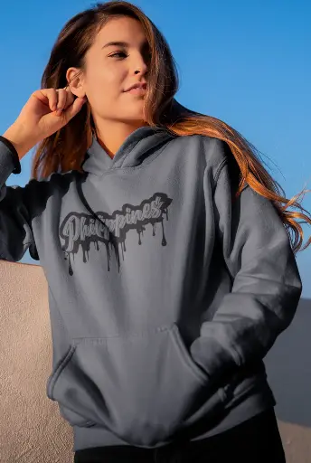 Philippines Black Graffiti Hoodie