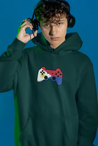 Philippine Themed Game Controller Hoodie