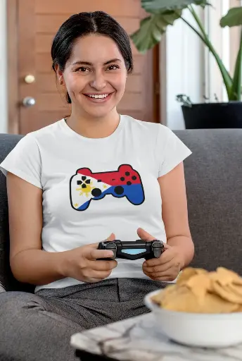 Philippine Themed Game Controller Women's Tshirt