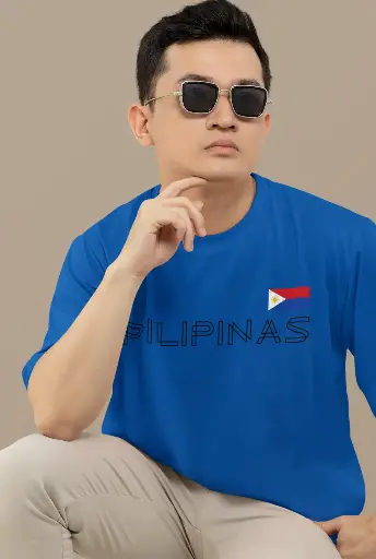 Pilipinas and Flag Men's Tshirt