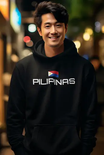 Pilipinas and Flag v2 Hoodie